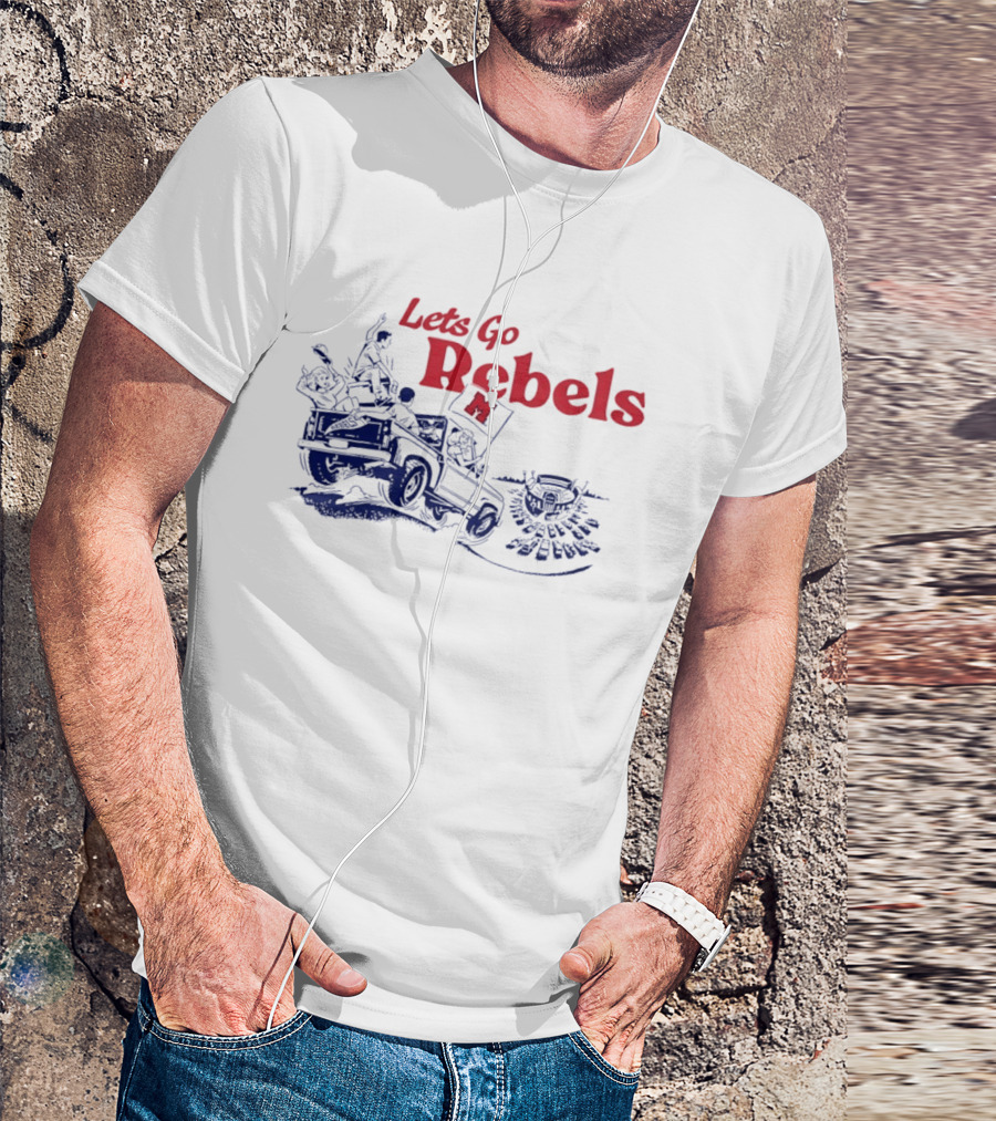 Let's Go Rebels Ole Miss Football Road Trip Adventure T-Shirt