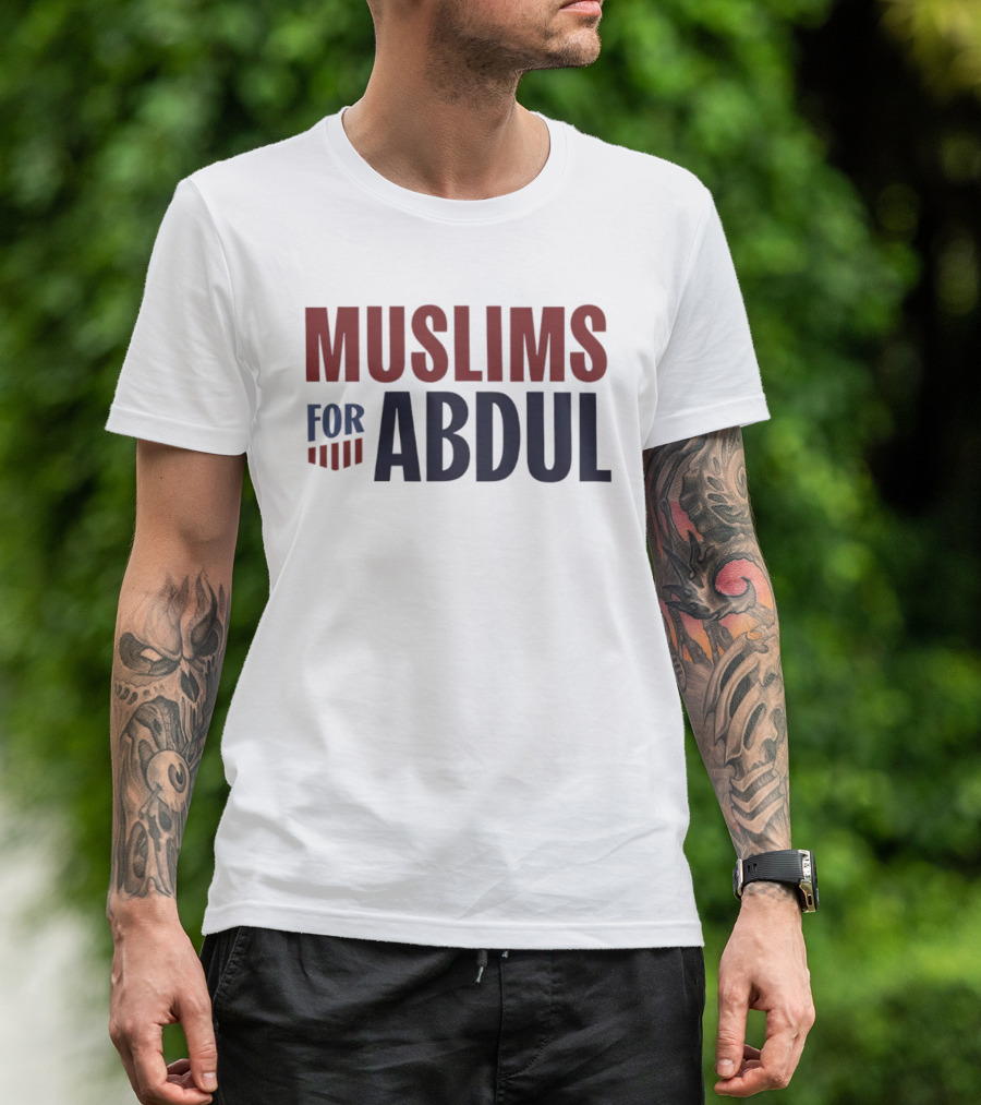 Muslims For Abdul Michigan Governor Progressive Politics T-Shirt