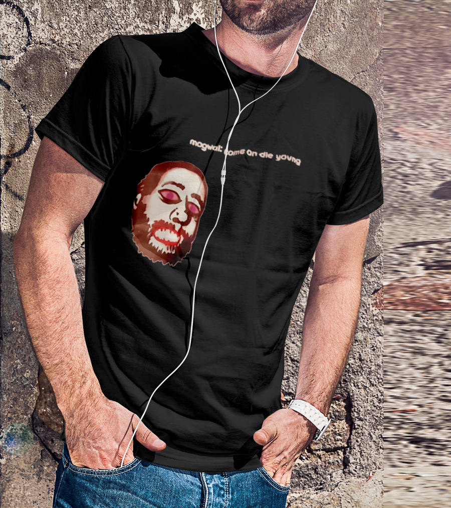 Mogwai Come On Die Young Album Cover Art Face T-Shirt