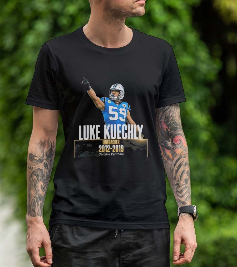 Luke Kuechly Carolina Panthers Linebacker 2012 2019 T-Shirt