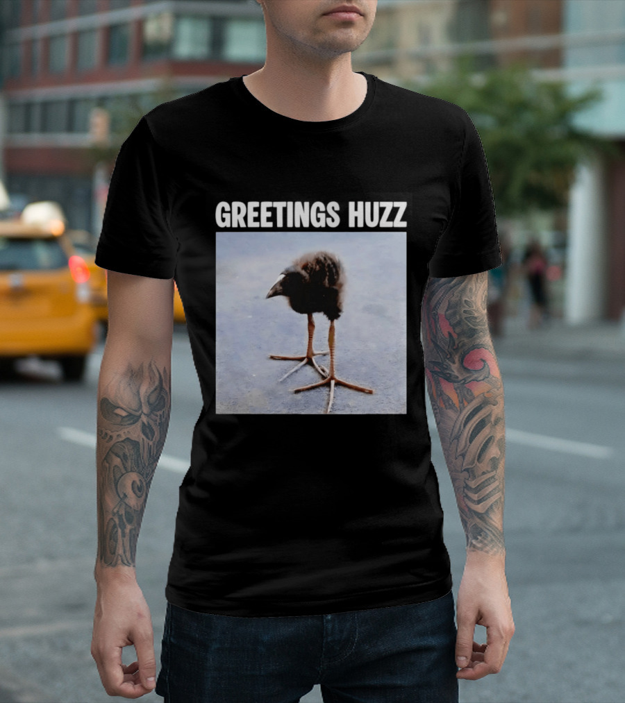 Greetings Huzz Bird Funny Meme Photo T-Shirt