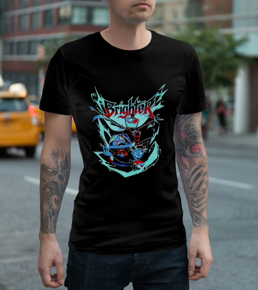 Brighter Vox Vincent Blue And Red T-Shirt