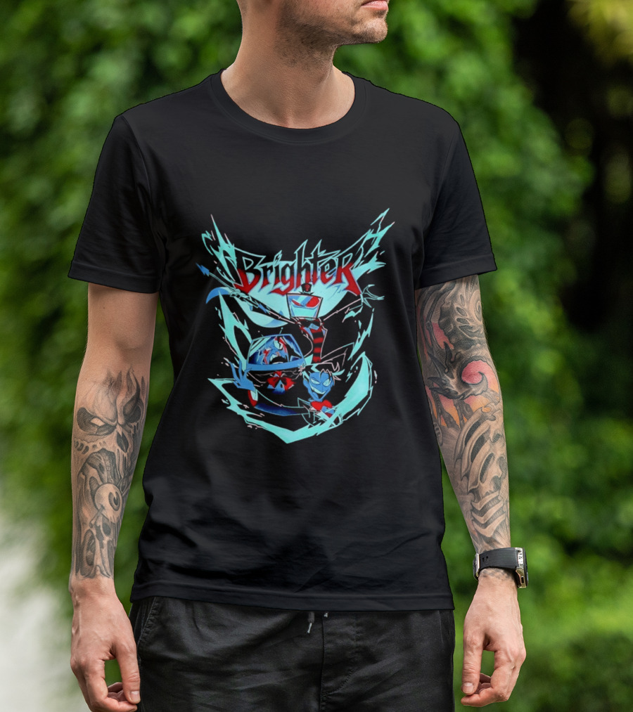 Brighter Vox Vincent Blue And Red T-Shirt
