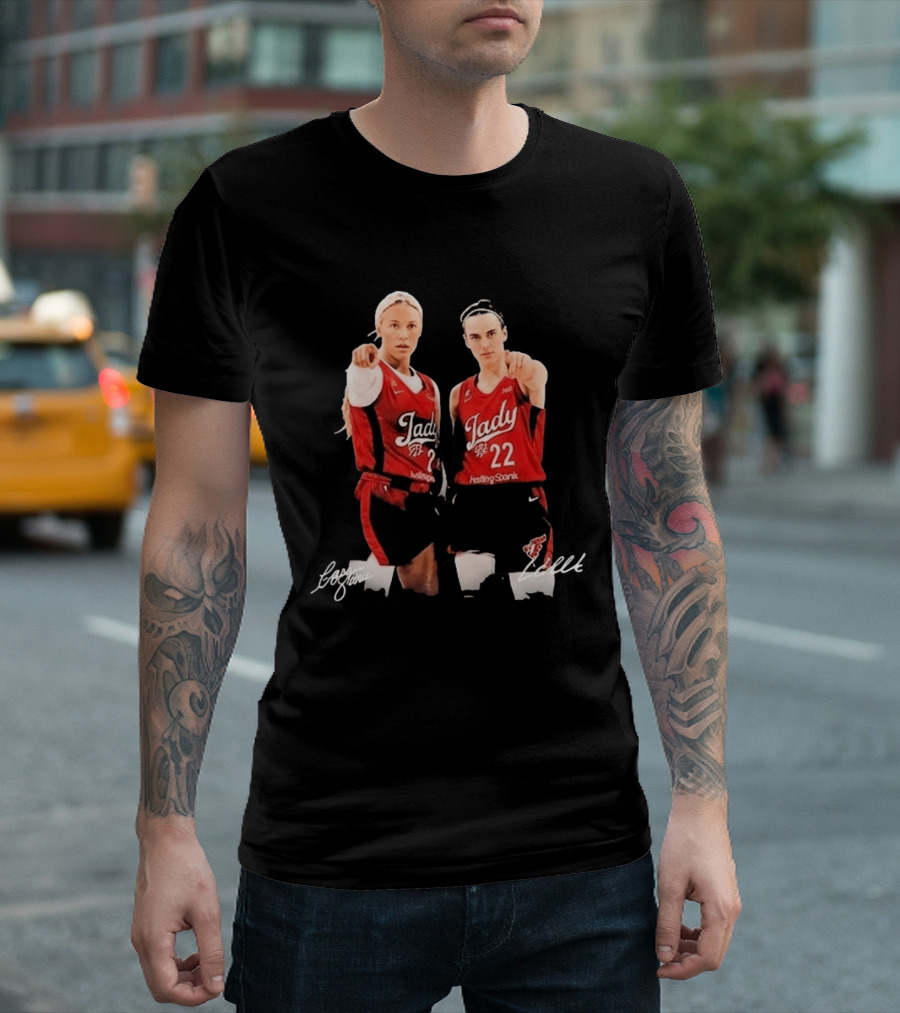 Sophie Cunningham Caitlin Clark Jady 22 Kesting Sterak T-Shirt