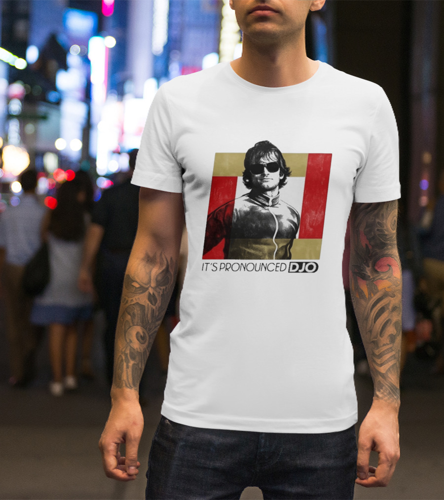 It's Pronounced Djo With Retro Style Sunglasses T-Shirt