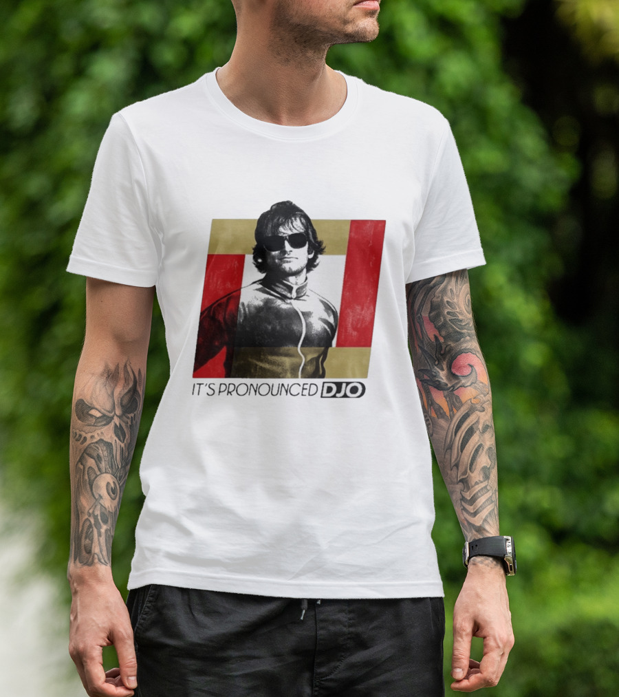 It's Pronounced Djo With Retro Style Sunglasses T-Shirt