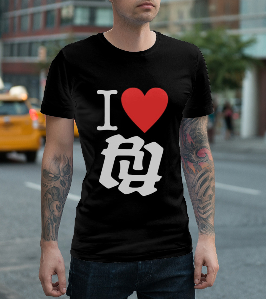 I Heart RR White T-Shirt
