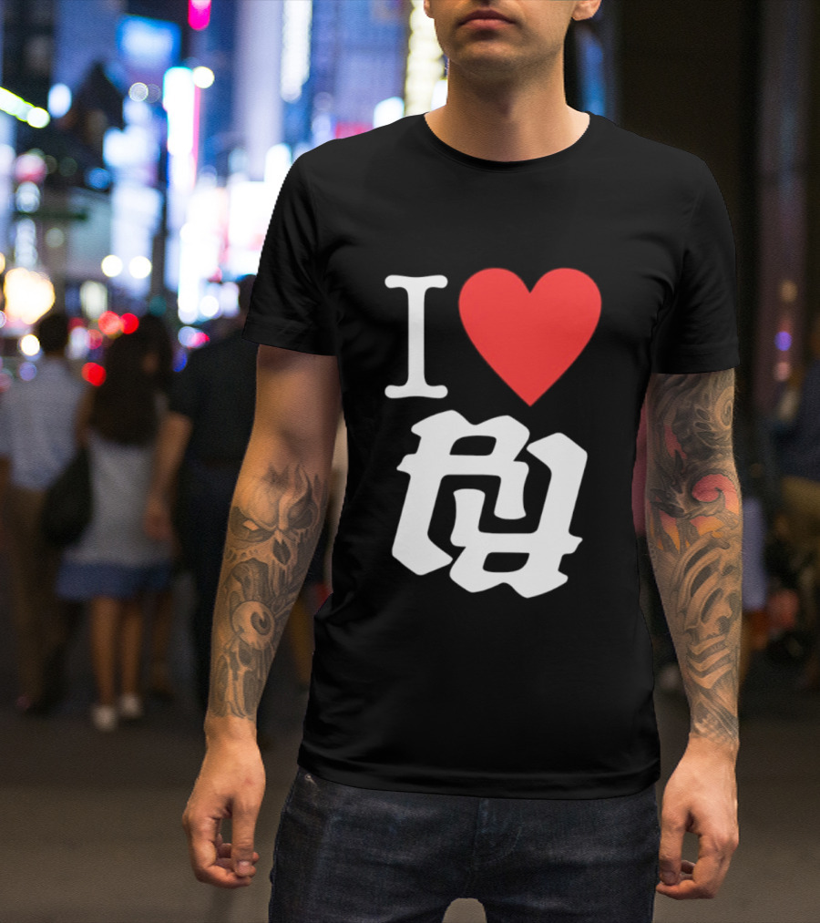 I Heart RR White T-Shirt