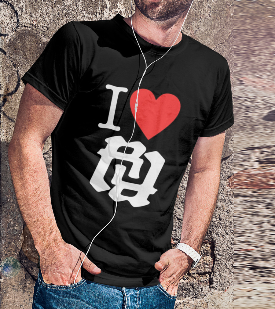I Heart RR White T-Shirt