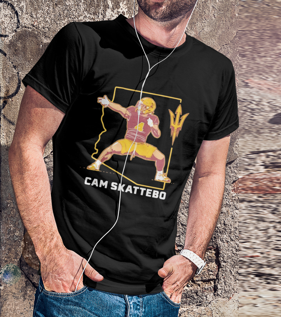 Cam Skattebo ASU Football Arizona State Sun Devils Star 2026 T-Shirt