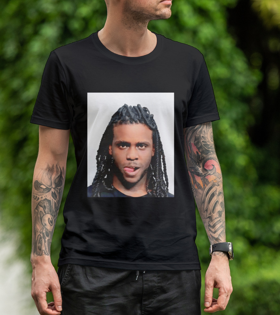 Chief Keef Shot Photo Dreadlocks Tongue Out T-Shirt