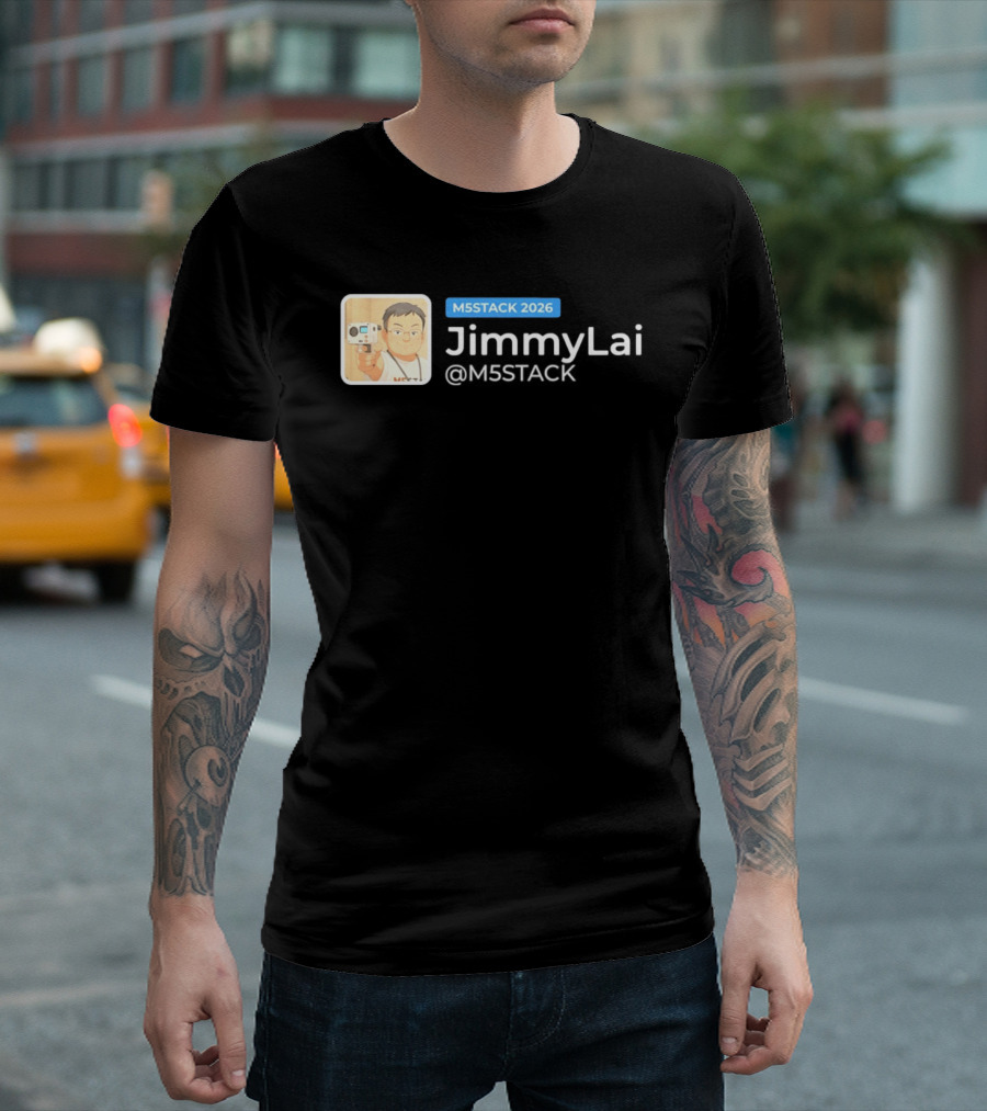 M5STACK 2026 Jimmy Lai M5Stack T-Shirt
