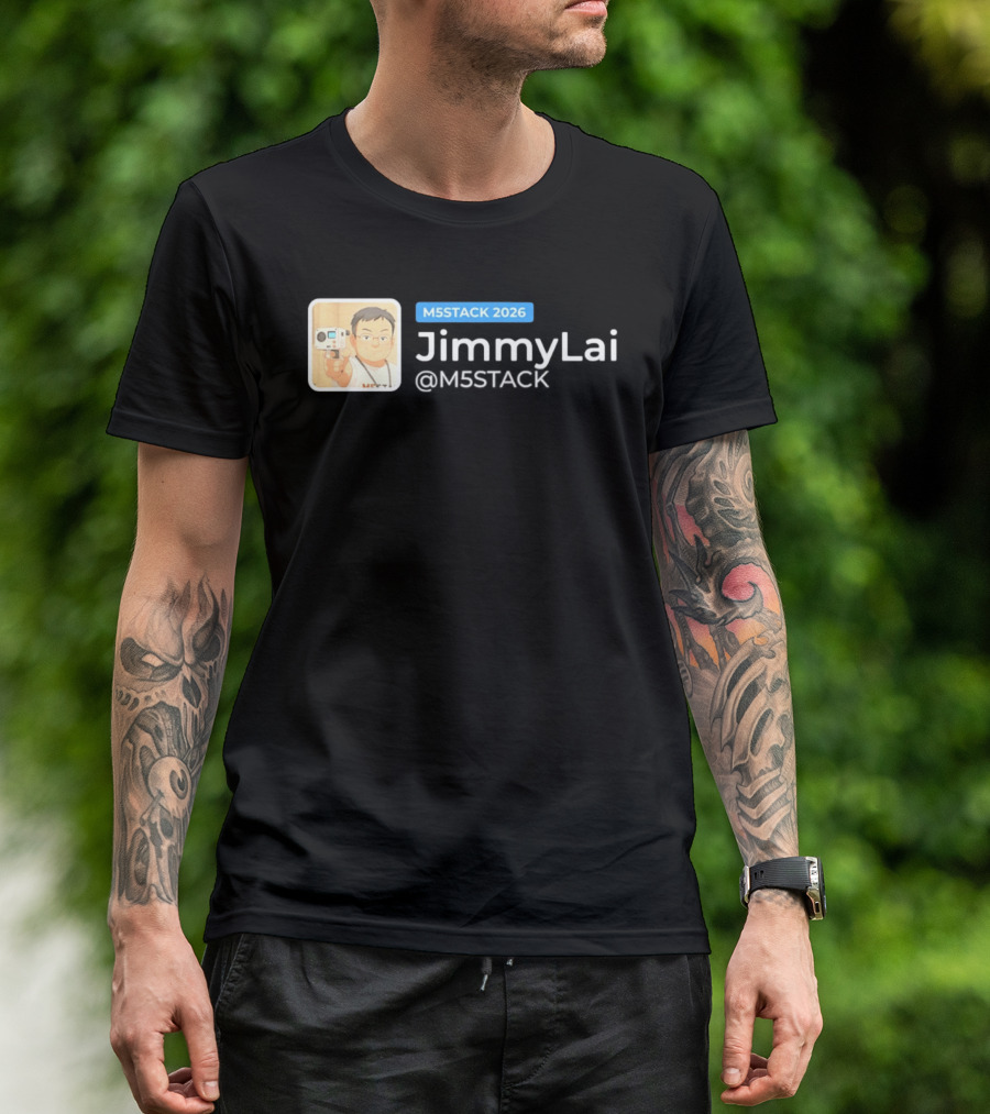 M5STACK 2026 Jimmy Lai M5Stack T-Shirt