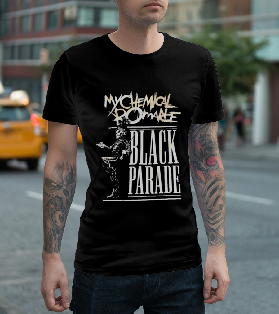 My Chemical Romance Black Parade Skeleton Marching Band T-Shirt