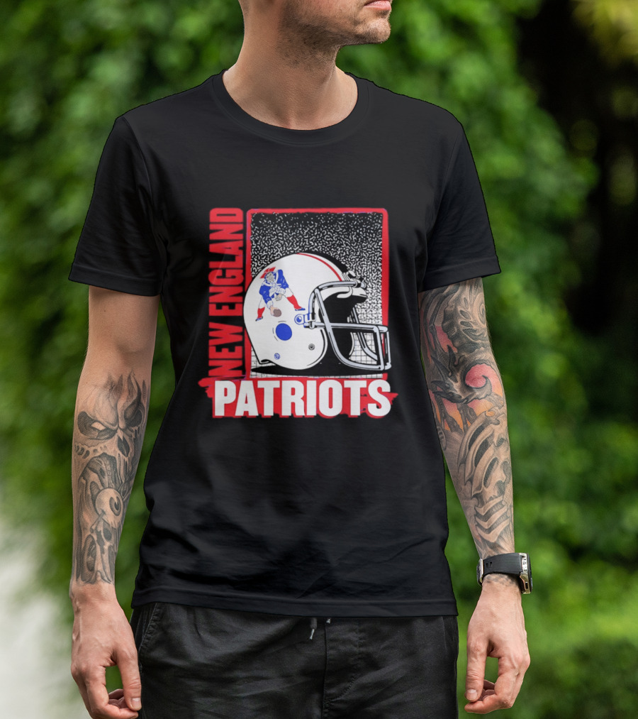 New England Patriots Vintage Helmet 2026 Season T-Shirt