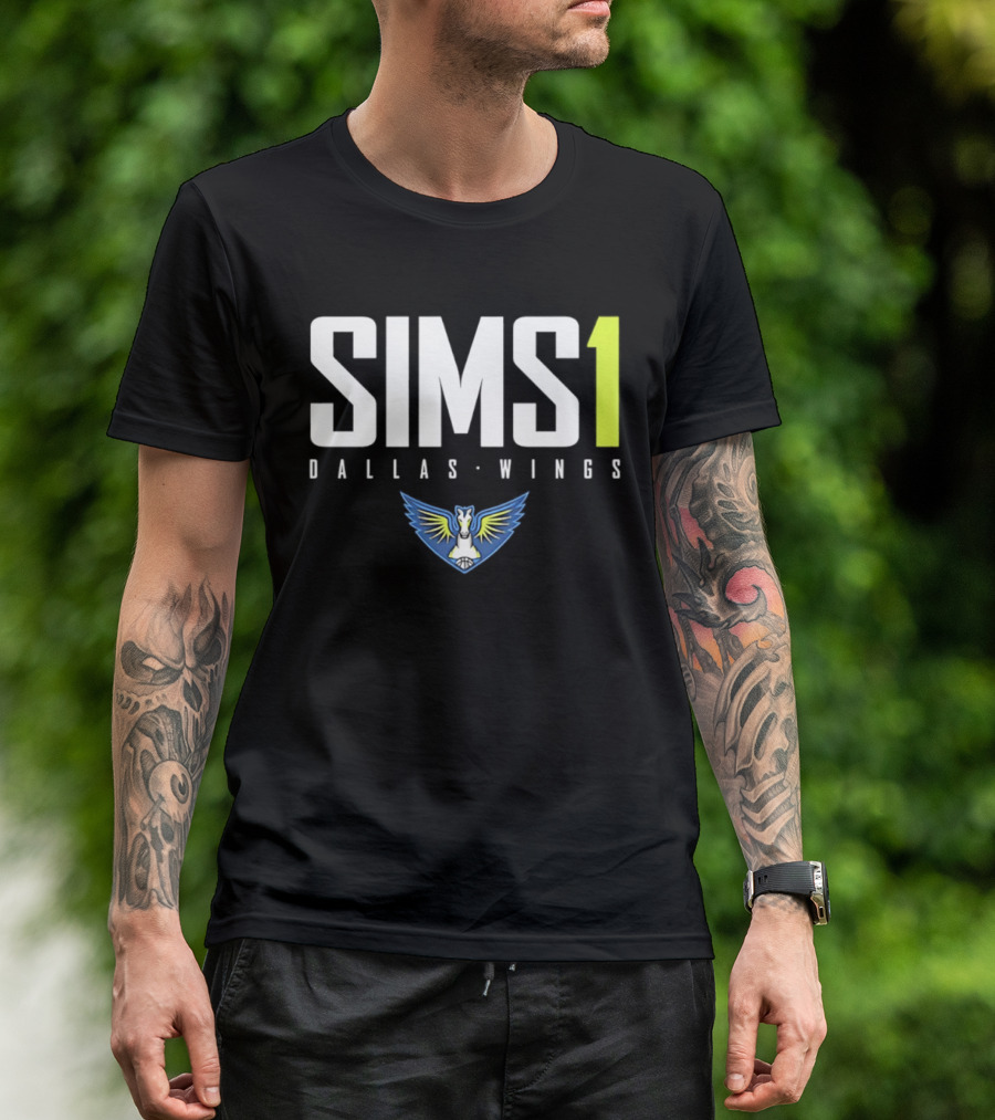 Odyssey Sims 1 Dallas Wings 2026 WNBA Player Jersey Fan Gear T-Shirt