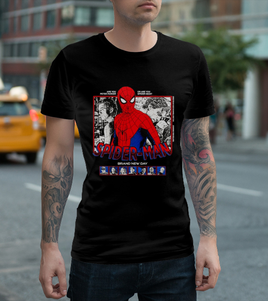 Spider Man Brand New Day Are You Peter Parker Or Are You Spider Man T-Shirt