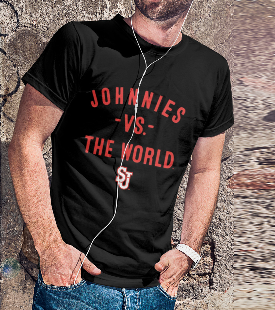 St. John's Red Storm Johnnies Vs The World SJ NCAA 2026 Season T-Shirt