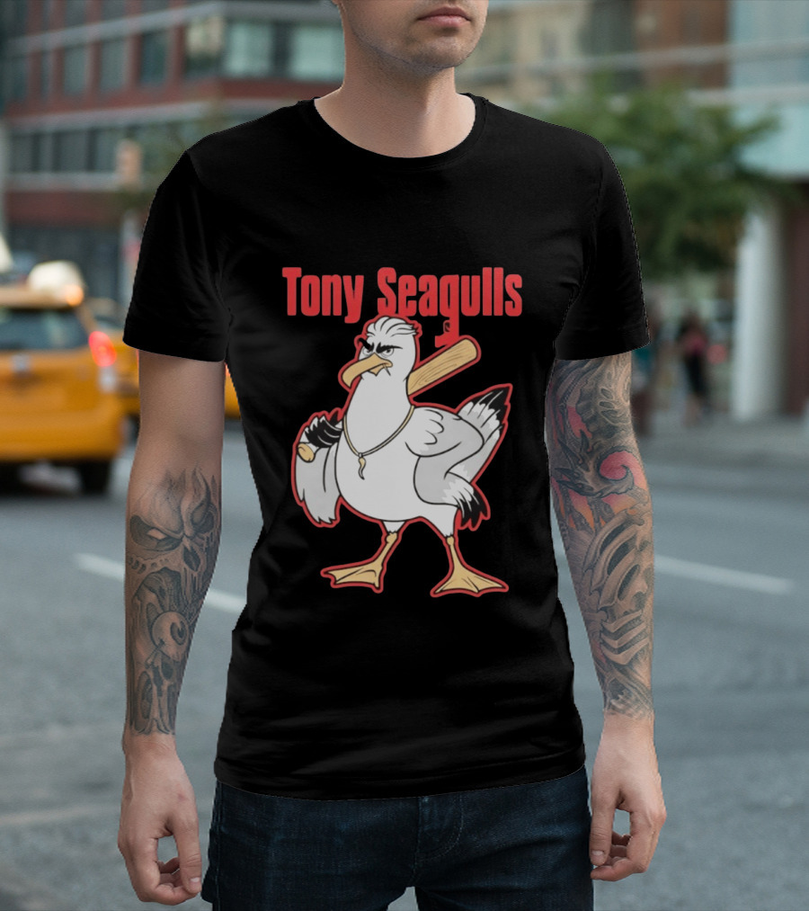 Tony Seagulls Seagull Baseball Bat Boston Red Sox Anthony Seigler T-Shirt