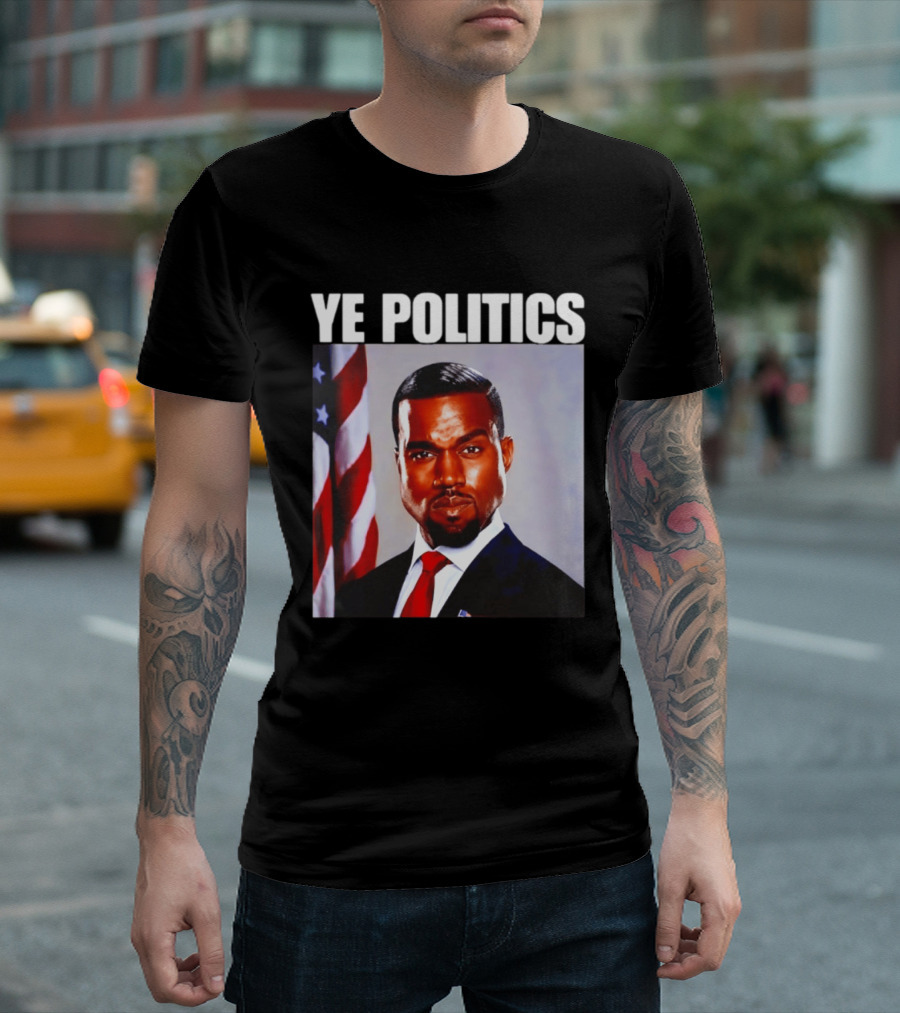 Ye Politics Kanye West American Flag T-Shirt