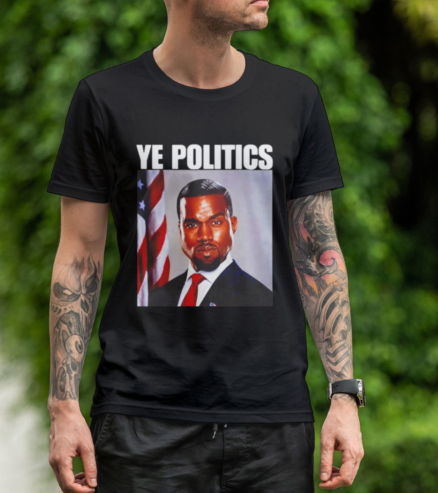 Ye Politics Kanye West American Flag T-Shirt