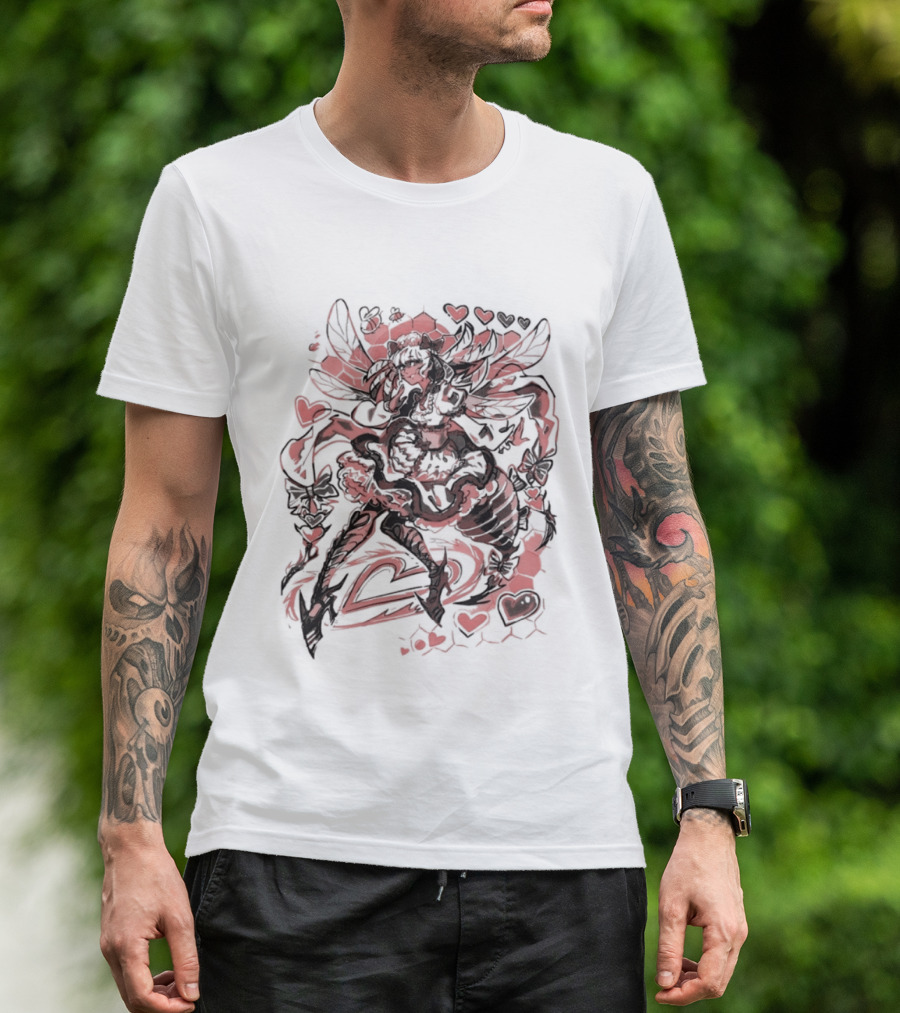 Bee My Lovely Final Fantasy XIV Valentine's Heart Wings Love T-Shirt