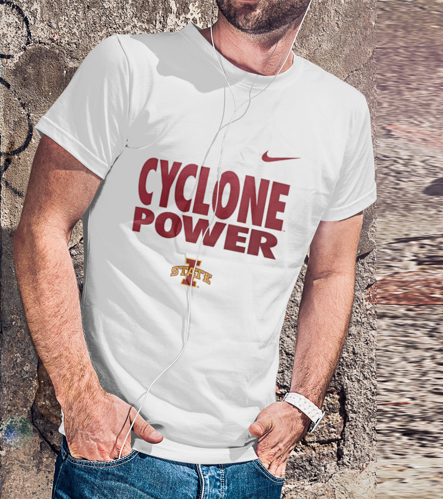 Cyclone Power Iowa State Nike Sports Fan Gear T-Shirt