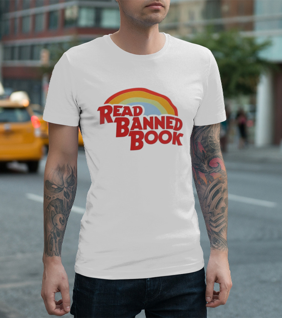 Read Banned Book Rainbow T-Shirt