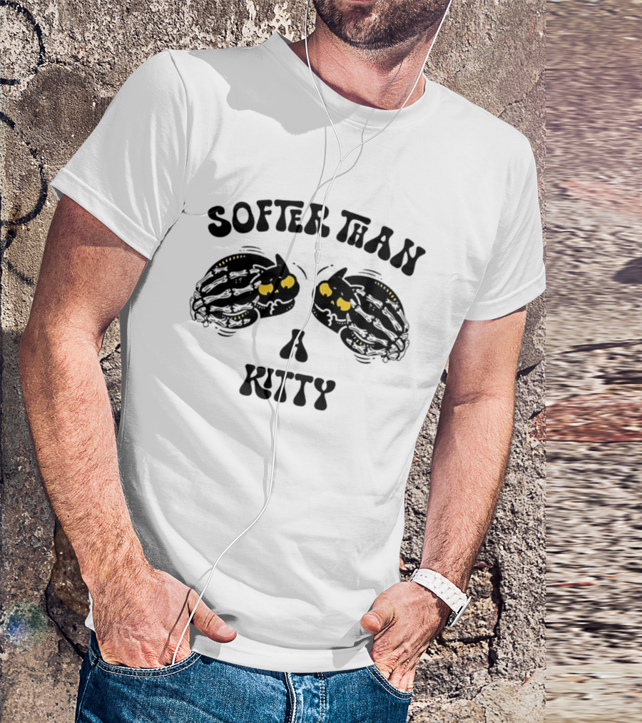 Softer Than A Kitty Skeleton Eyes T-Shirt