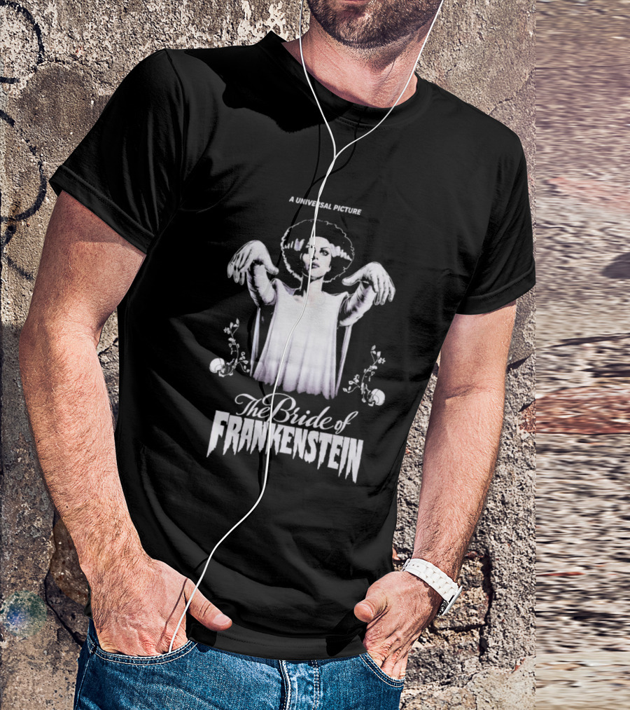 A Universal Picture The Bride Of Frankenstein Purple T-Shirt