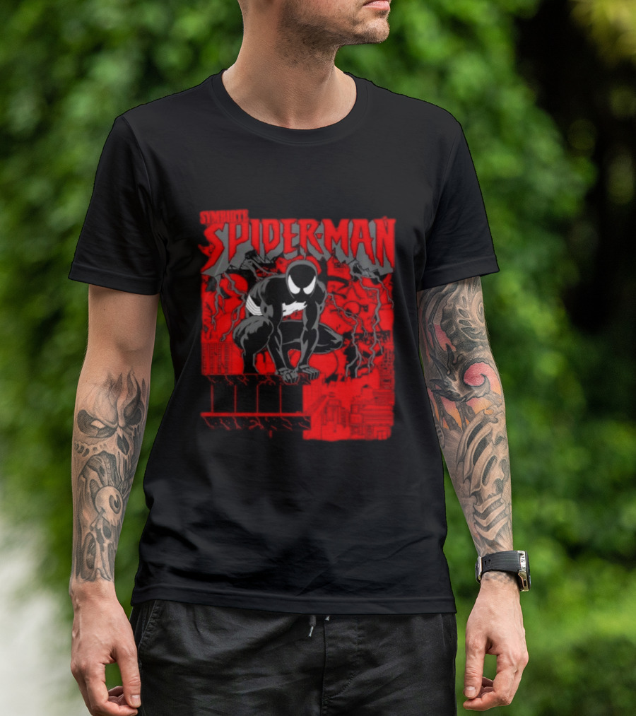 Symbiote Spider Man Marvel Venom Black Suit Comic T-Shirt