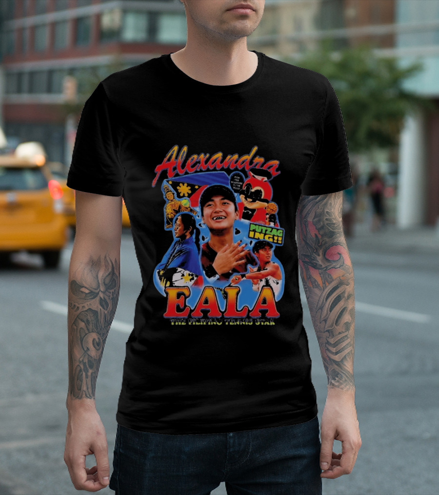 Alexandra Eala Filipino Tennis Star Putzag Ing! T-Shirt