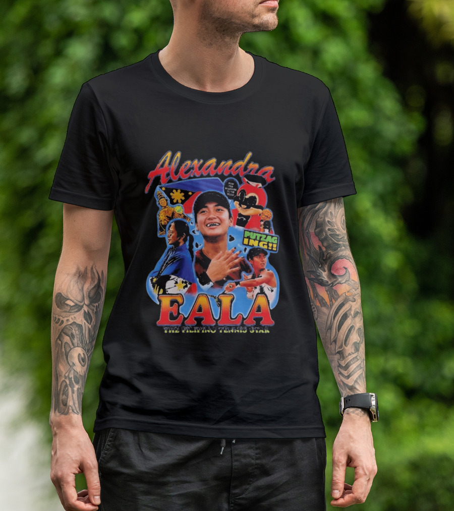 Alexandra Eala Filipino Tennis Star Putzag Ing! T-Shirt