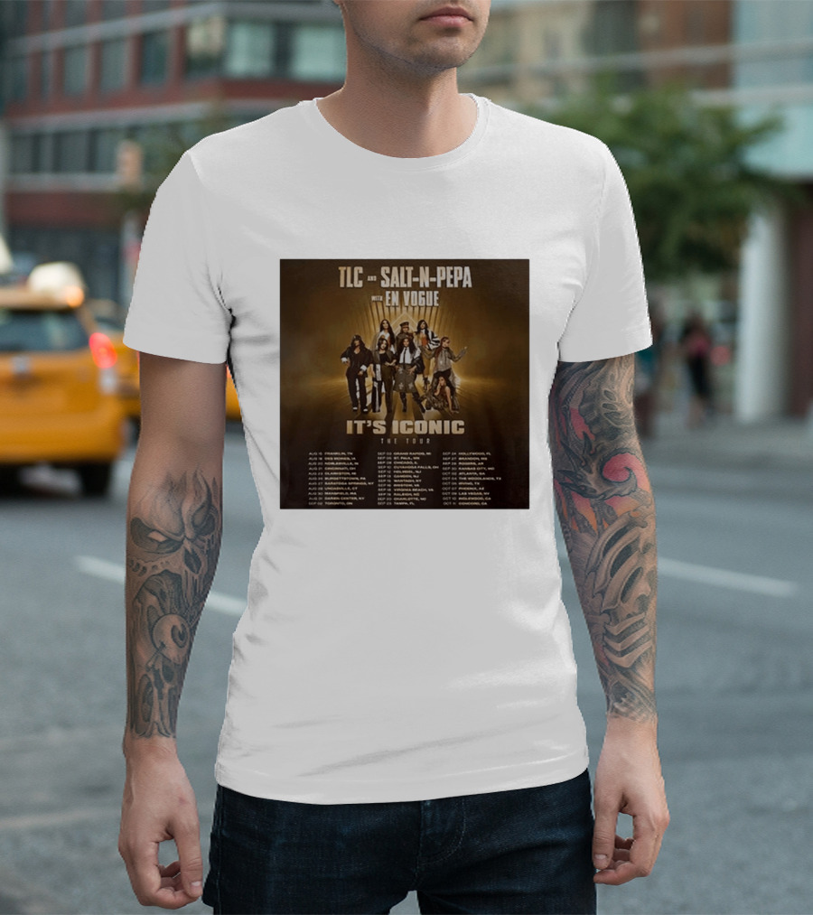 TLC Salt N Pepa En Vogue It's Iconic Tour Dates 2023 T-Shirt