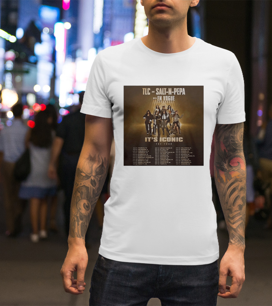 TLC Salt N Pepa En Vogue It's Iconic Tour Dates 2023 T-Shirt