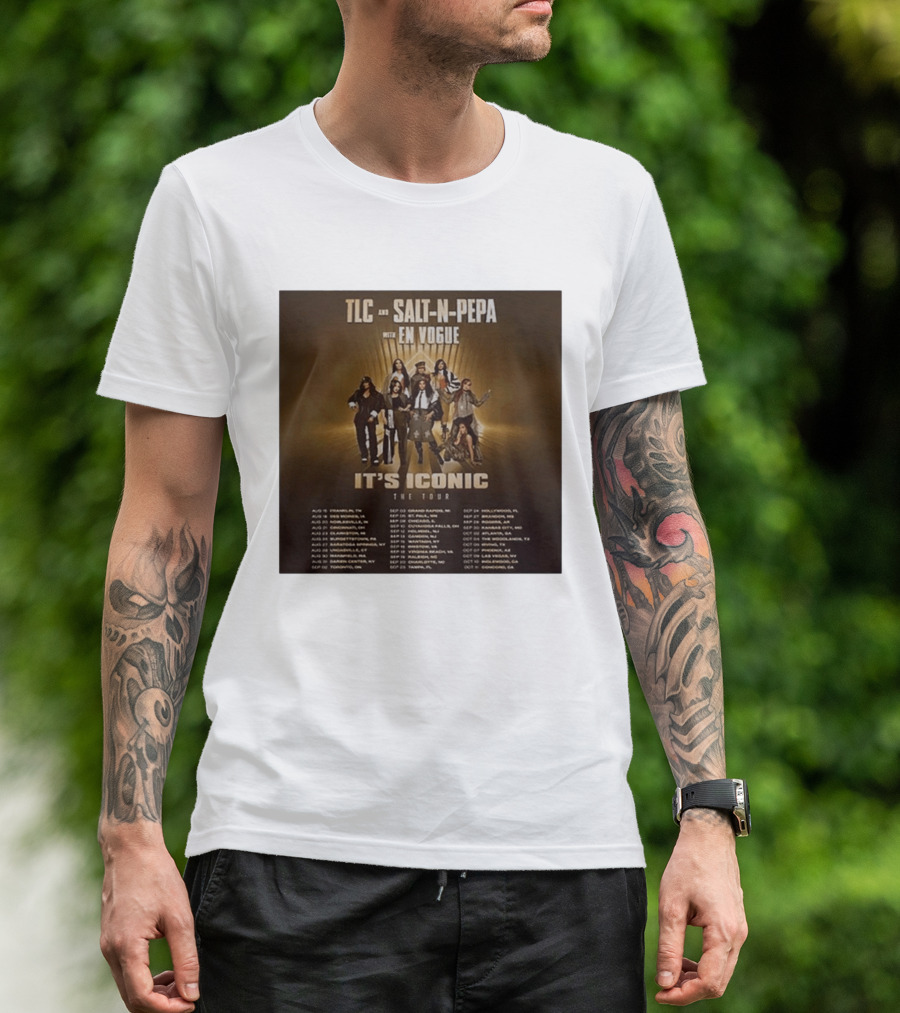 TLC Salt N Pepa En Vogue It's Iconic Tour Dates 2023 T-Shirt