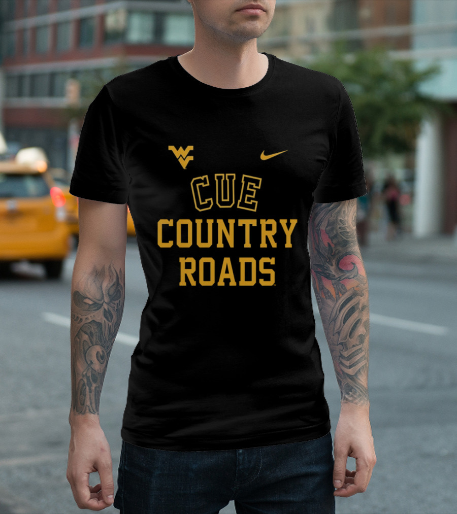 West Virginia Mountaineers CUE COUNTRY ROADS Nike T-Shirt
