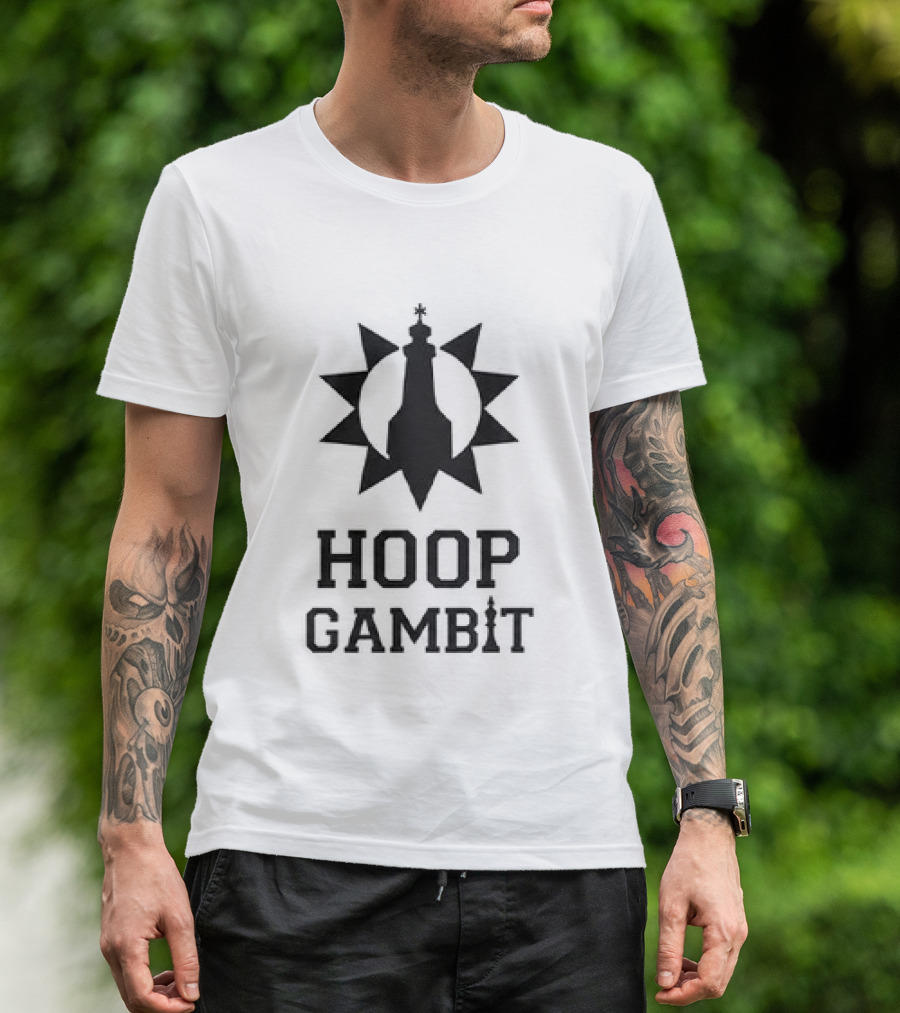 Victor Wembanyama Hoop Gambit Basketball Chess Fusion Starburst T-Shirt