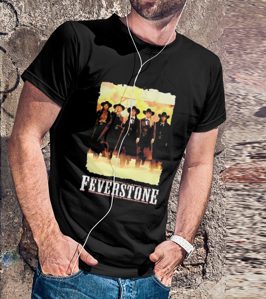Indiana Fever Feverstone Meme Team Members In Old West T-Shirt