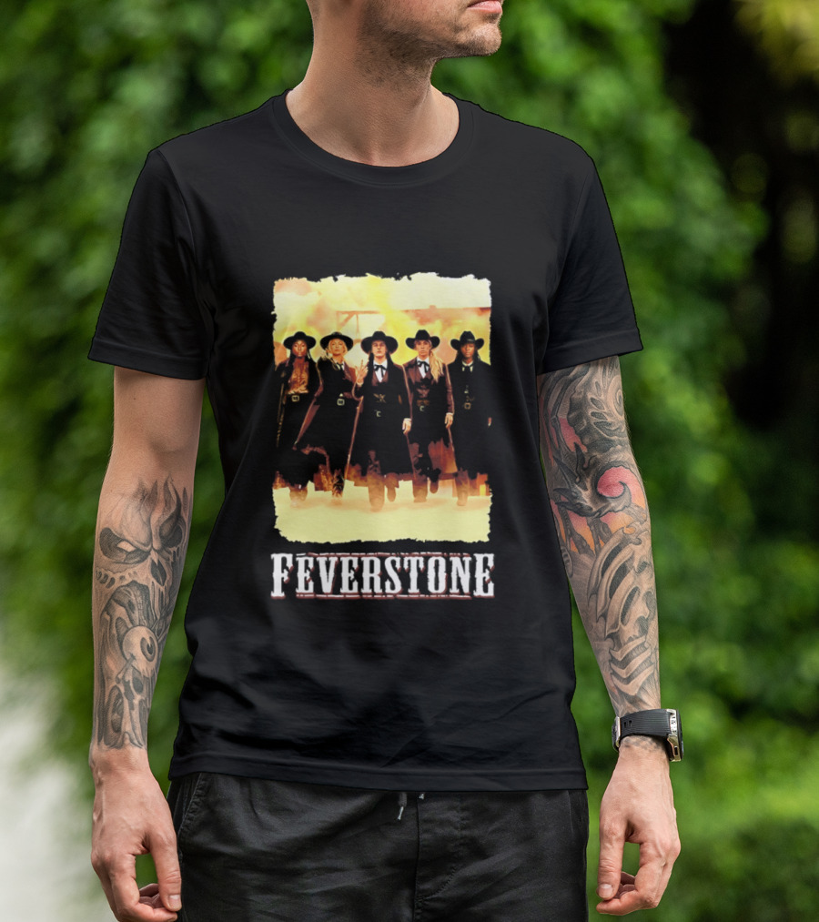 Indiana Fever Feverstone Meme Team Members In Old West T-Shirt
