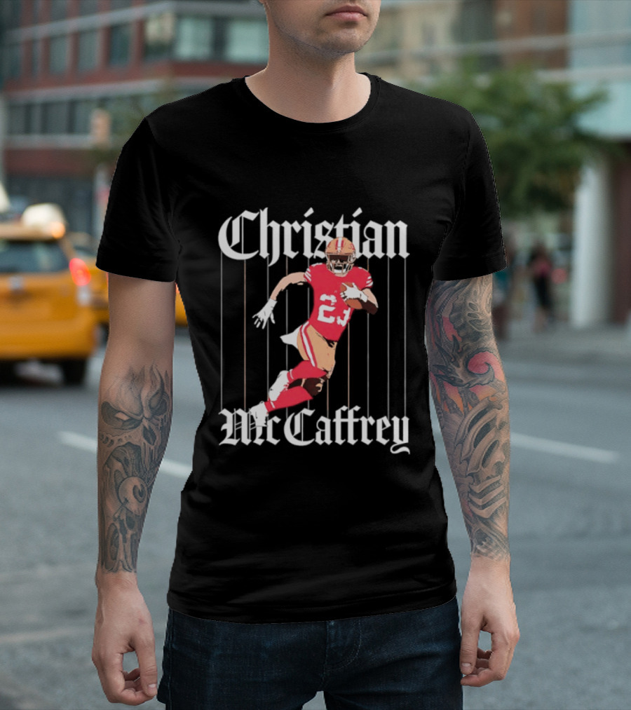 Christian McCaffrey 23 San Francisco 49ers Running Back T-Shirt