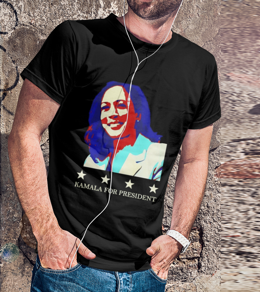 Kamala Harris Kamala For President Presidential Campaign Stars T-Shirt
