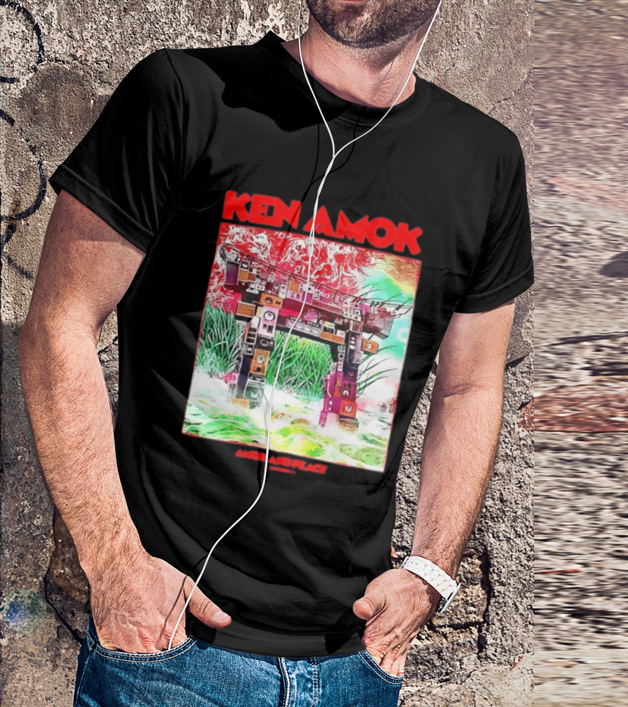 Ken Amok Amok And Peace Speaker Torii Technicolor Gateway T-Shirt