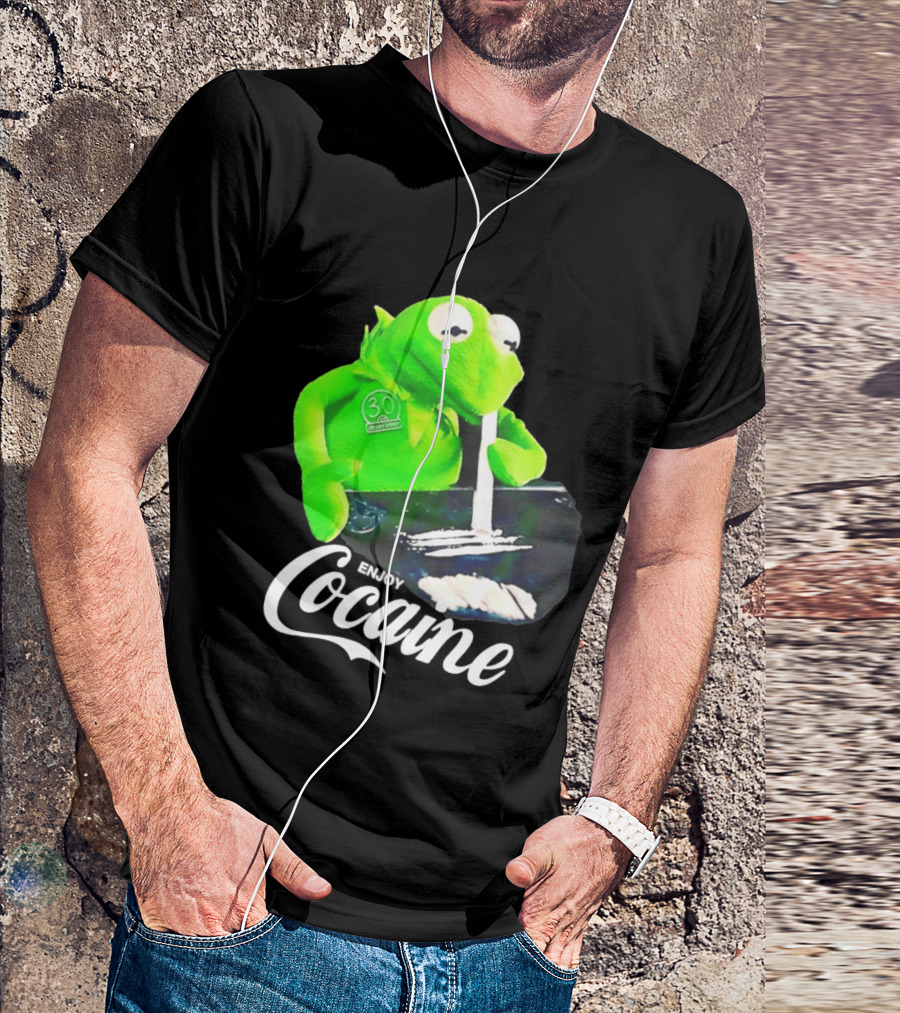 Kermit The Frog Enjoy Cocaine Muppets T-Shirt