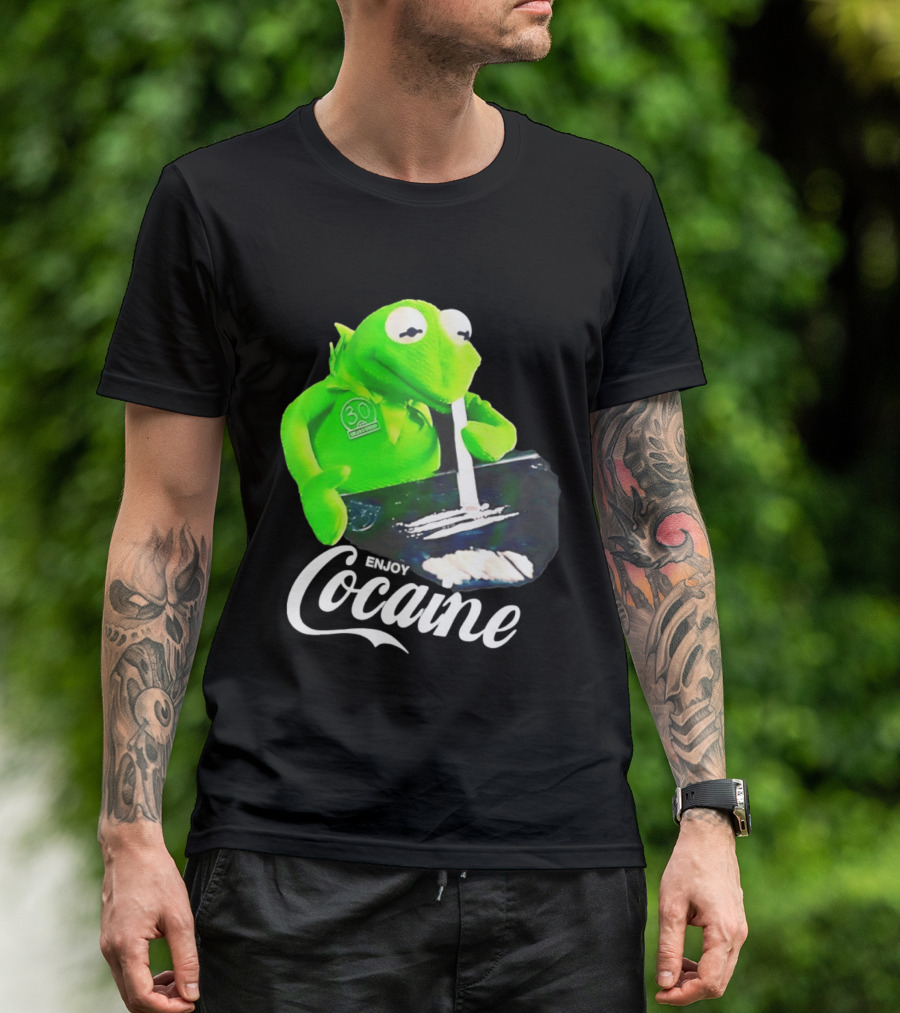 Kermit The Frog Enjoy Cocaine Muppets T-Shirt