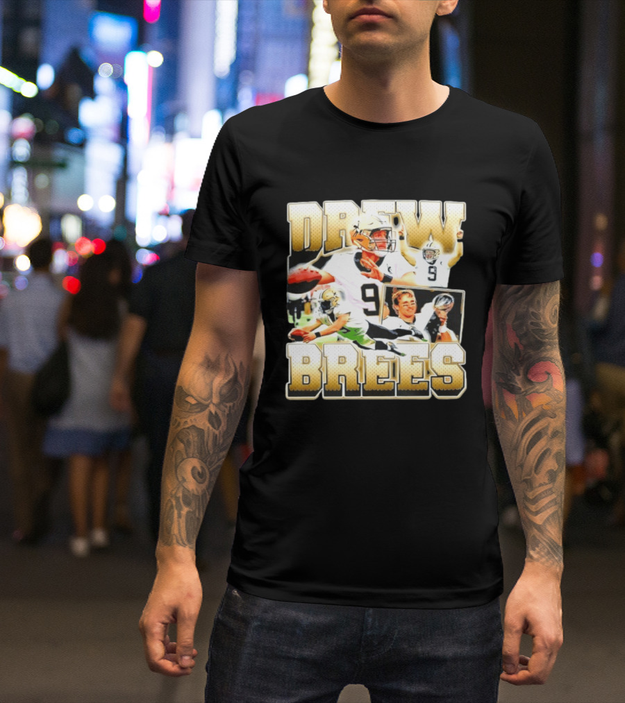 Drew Brees 9 New Orleans Saints Legend T-Shirt