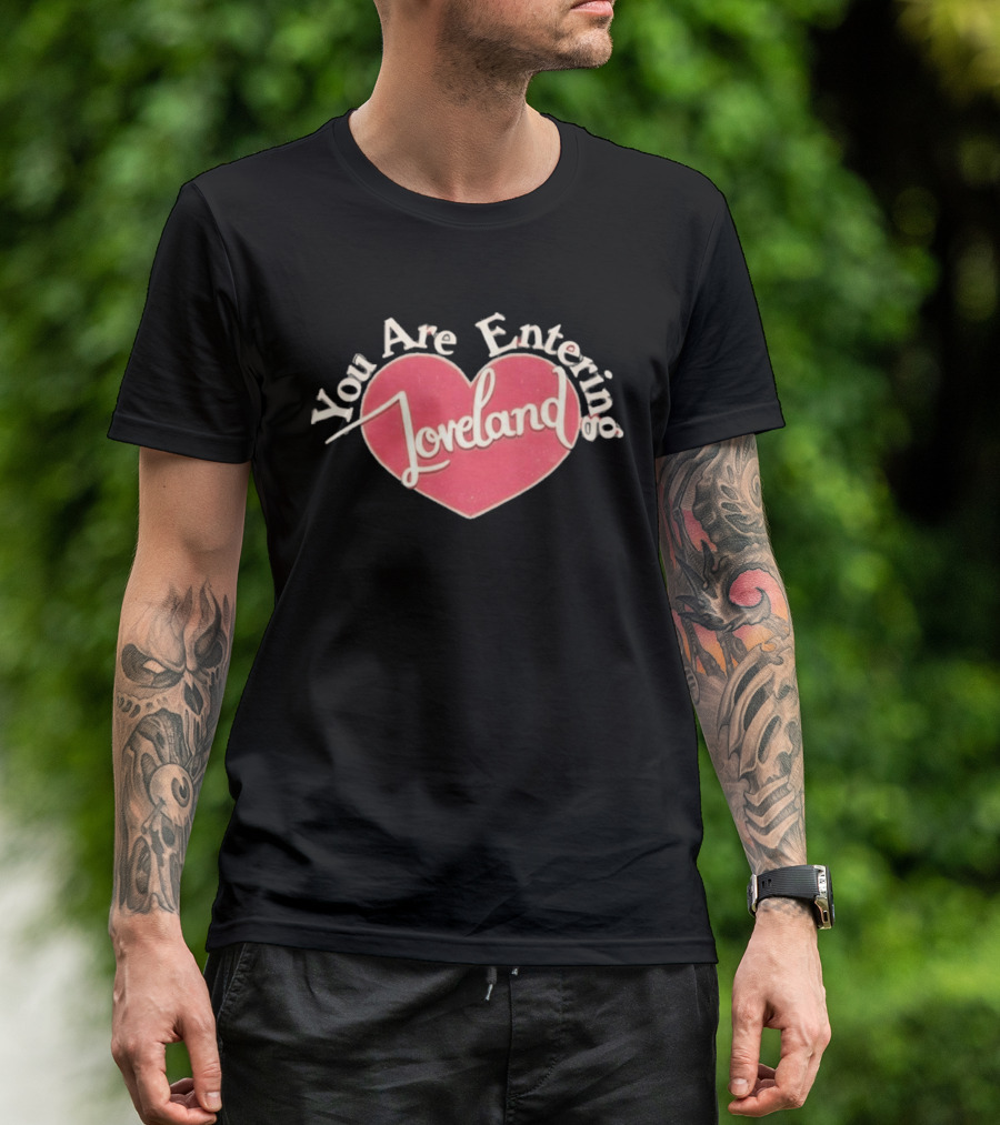 You Are Entering Loveland Heart Ella Bright T-Shirt