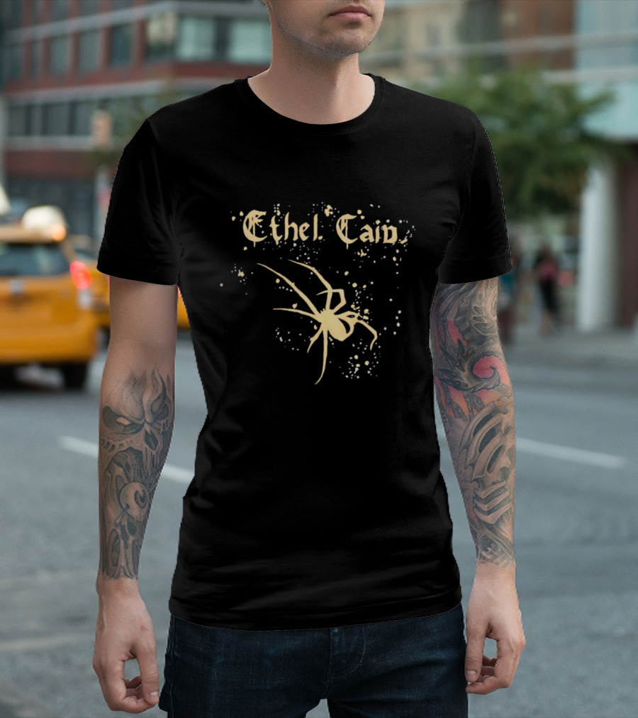 Ethel Cain Yellow Spider Gothic T-Shirt