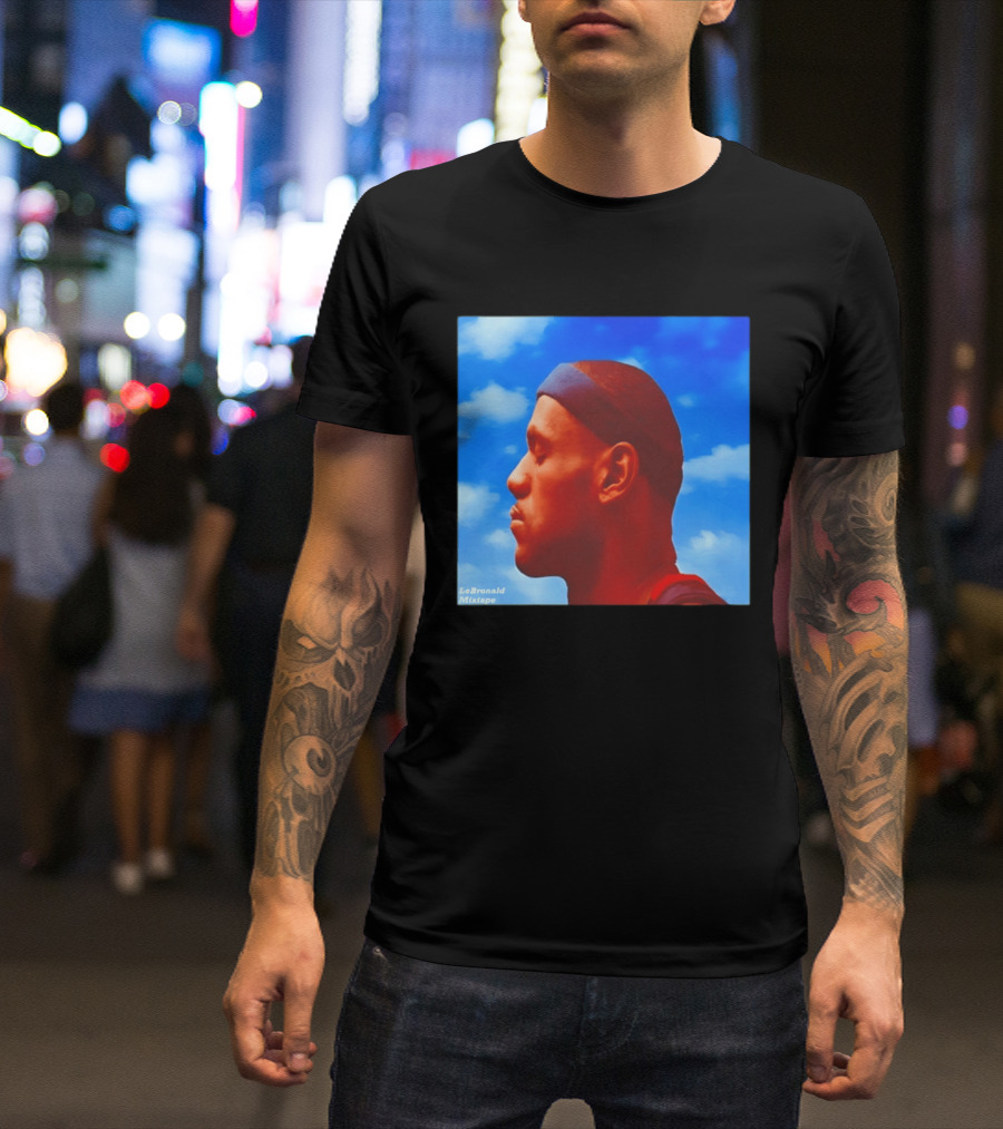 LeBron James LeBronald Mixtape Nothing Was LeSame Los Angeles Lakers Sky T-Shirt