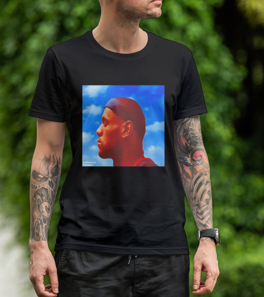 LeBron James LeBronald Mixtape Nothing Was LeSame Los Angeles Lakers Sky T-Shirt